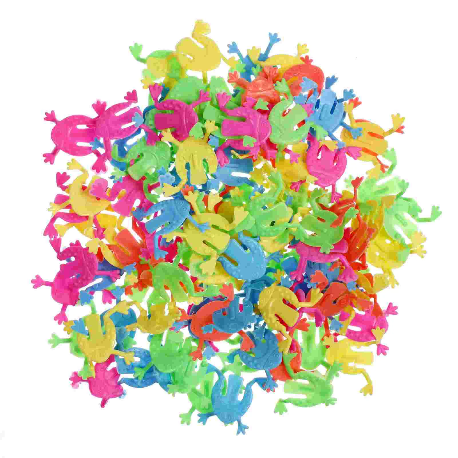 

100 Pcs Mini Jumping Finger Pressing Jumping Toys for Kids Great Party Favors Girl Boy Birthday Gifts (Mixed Style)