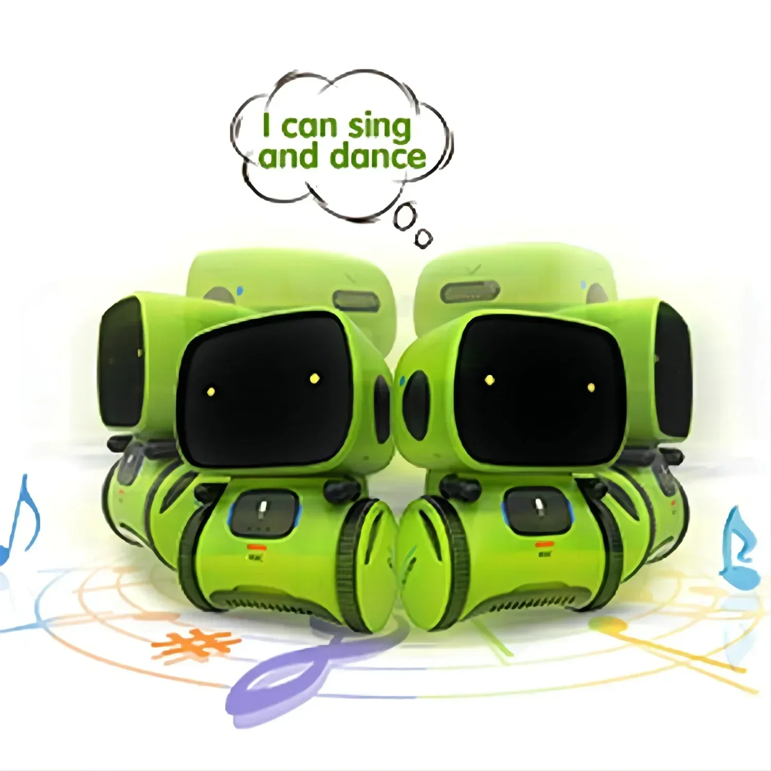 3 Languages Versions Touch Control Interactive Toy Gift for Children Intelligent Dance Voice Command Newest Type Smart Robots