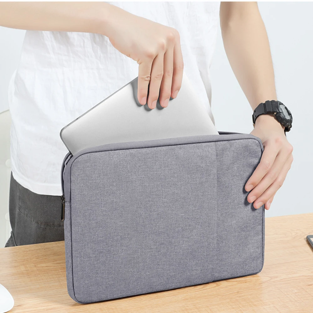 CASEPOKE-Bolso de mano para tableta, bolsa interior de 13-15 pulgadas para iPad, Samsung, Xiaomi, accesorios para teléfono móvil, resistente al agua