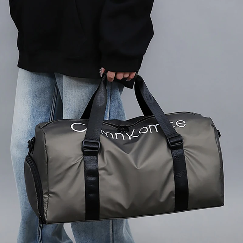 

Large Capaci Waterproof Travel Bag 2026 New Men's Fitn Bag ort Trip Handheld Lage Sport Storage Bag Youth Travel Duffel Bag