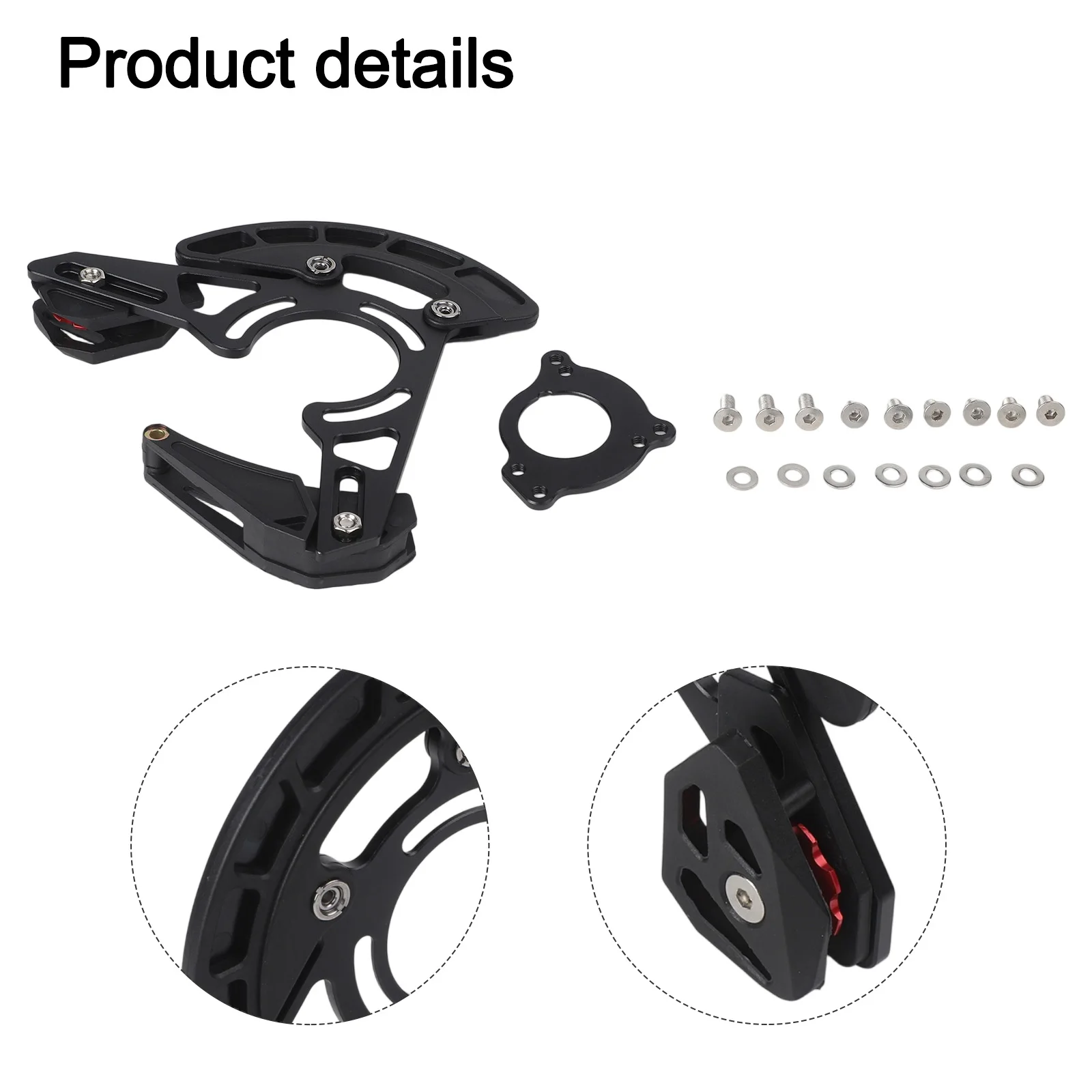 

Aluminum Alloy Guide Approx For 32-38T Chainwheel Bike Chain Stabilizer Suitable For 32T-38T Chainwheel Easy To Install