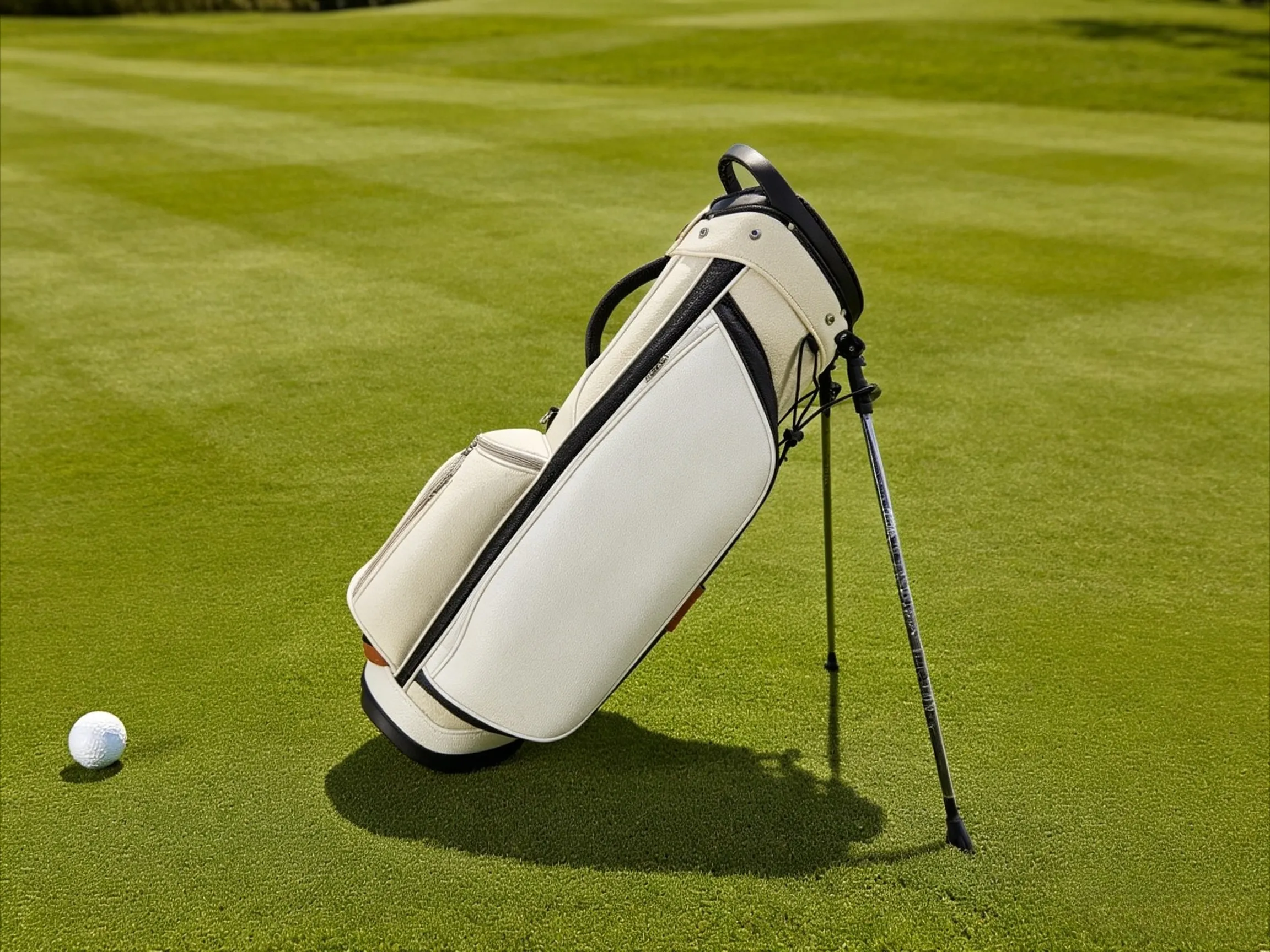 Golf Stand Bag, Universal Golf Club Bag for Men Women, Trendy Single Shoulder Bag, Golf Carry Bag with Clear Hat Gift view 2