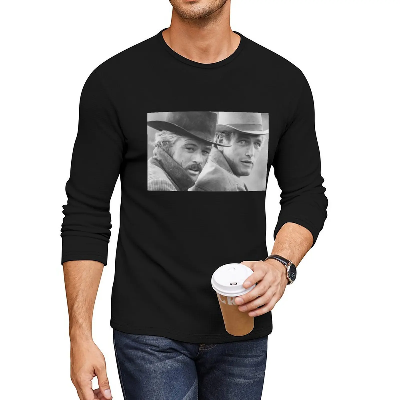 

George Roy Hill Butch Cassidy and the Sundance Kid Long T-Shirt anime plain t-shirt tshirts for men