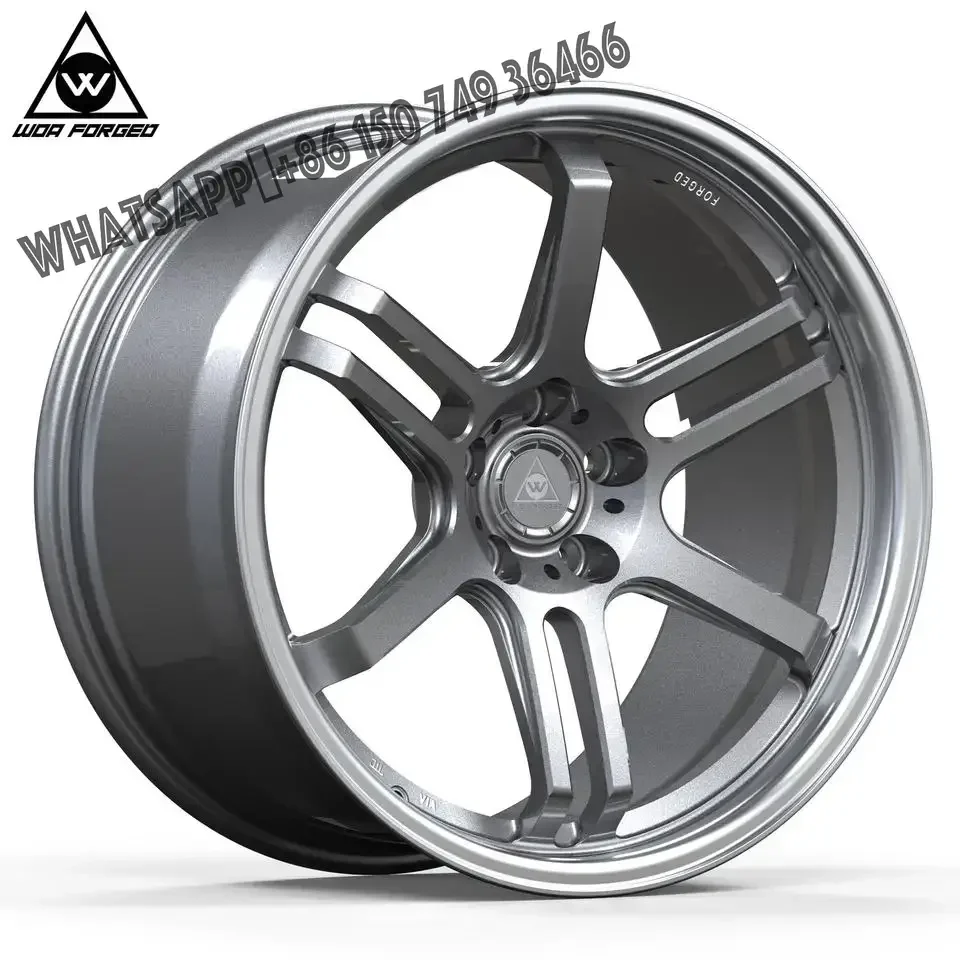 

WOAFORGED BMW BENZ AUDI 16-22 Inch Custom Forged Double Six Stripe Wheels Deep Lip Concave Wheels Rim for Luxury Aluminum Rims