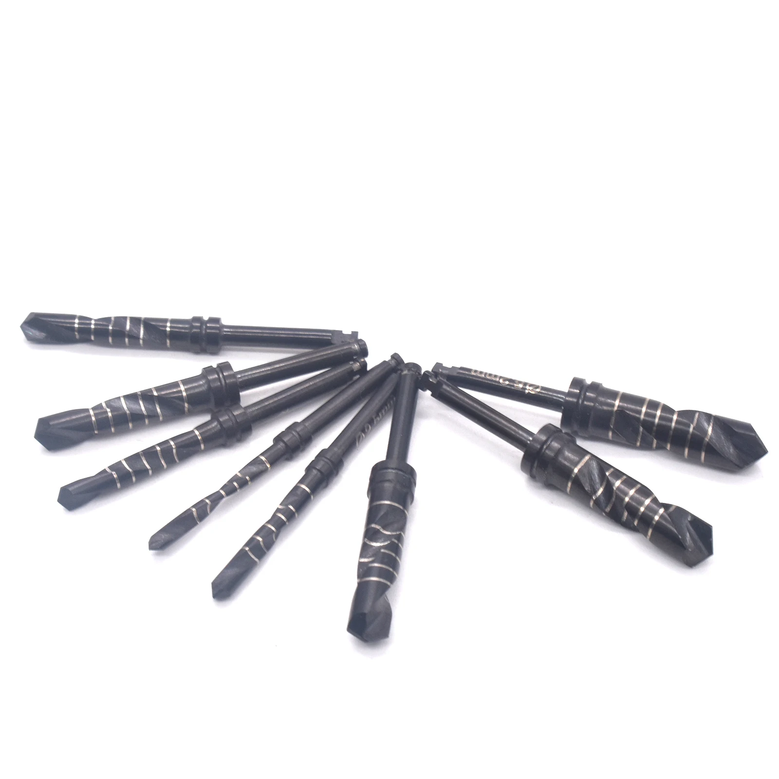 1pcs Dental Implant Drills Titanium Coated Black Reaming Drill Surgical Tool 2.0mm/2.5mm/2.8mm/3.2mm/3.65mm/4.2mm/4.8mm/5.2mm