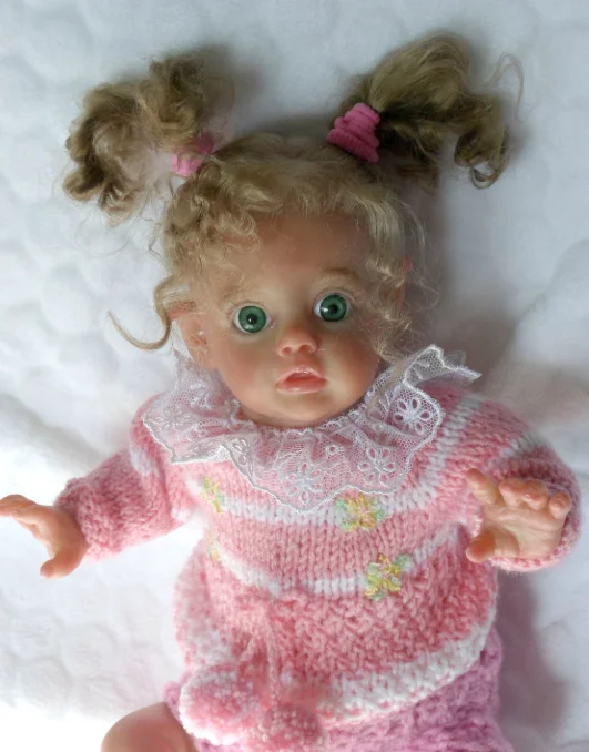 

DLS 16inches Elf FLO Reborn Toddler Gril Baby Doll Hande made Popular Painted Finished