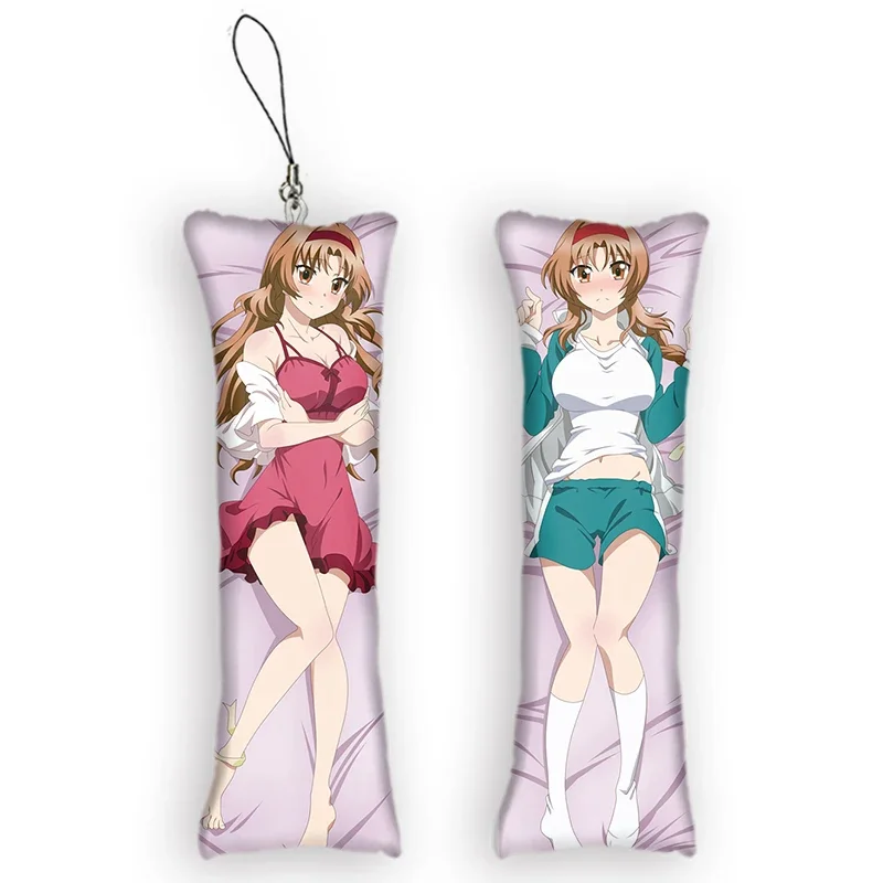 

D-Fragments Takao Shibasaki Roka Hanging Ornament Anime Pendant Small Keychain Dakimakura Cartoon Mini Body Pillow Pendants New