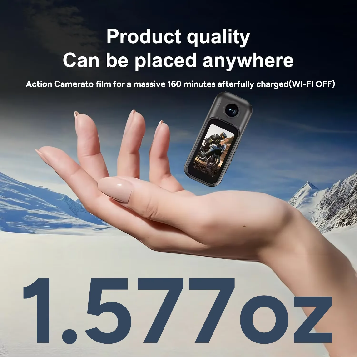 4K 1080P Action Camera WiFi Ou - Outdoor Sports Activities recension och pris