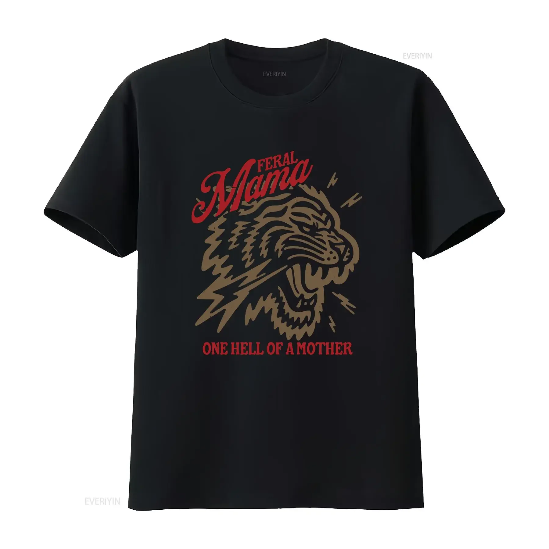 feral mama one hell of a mother retro vintage mom shirt emo elder tank vintage Washed Top For Everyday Wear Stretched homme