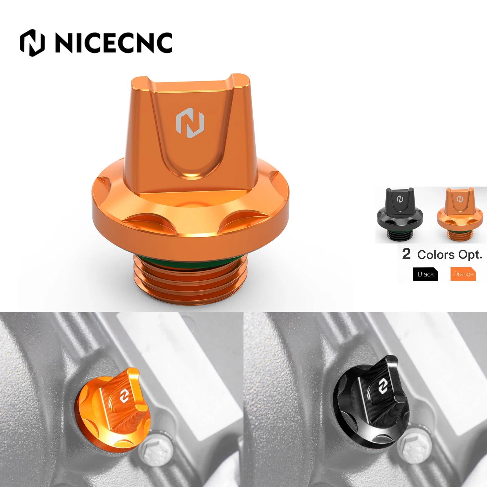 

For KTM 2024 Duke 390 250 125 NICECNC Oil Filler Plug Cover Cap 125 Duke 2024 250 Duke 2024 390 Duke 2024