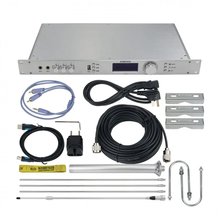 50W Pll Fm-Zender 87-108Mhz Voor Rds Digitale Partitie Timing Taak T50r