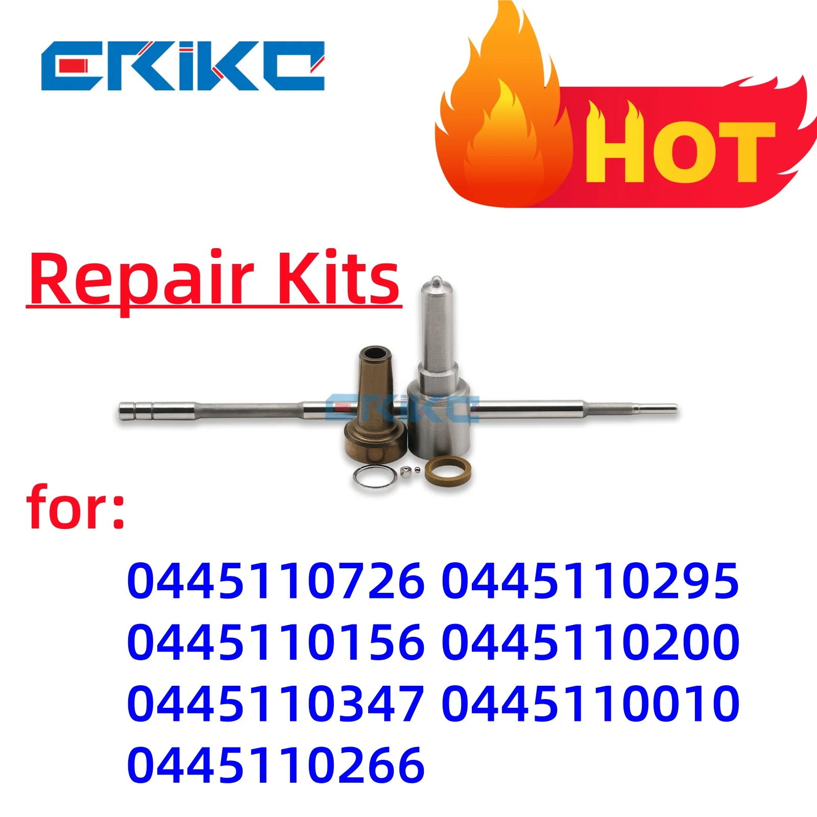 

0445110726 0445110295 0445110156 0445110200 0445110347 0445110010 0445110266 Common Rail Injector Repair Kits For BOSCH