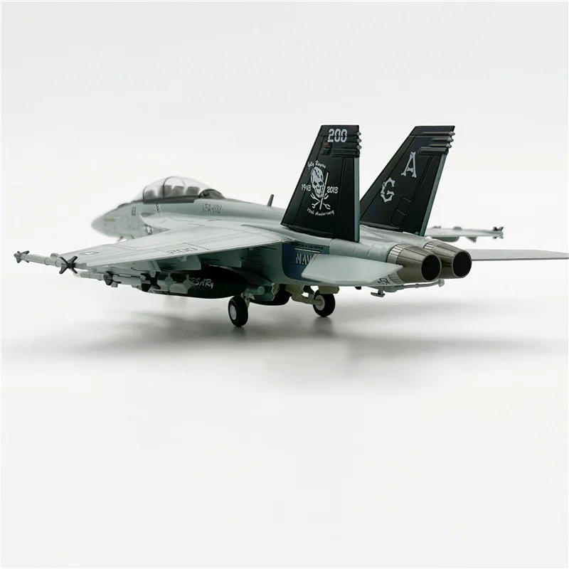 Wltk US Navy F/A-18 Super Hornet VFA-103 Jolly Rogers Fighter 1/72 Diecast Aircraft Jet Airplane Model