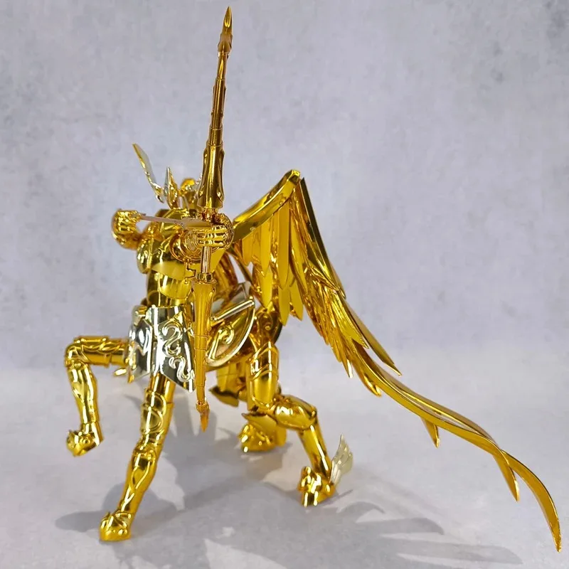 In stock CS Model Saint Seiya Myth Cloth EX Sagittarius Aiolos Totem/Object With Metal Armor Knights of the Zodiac Action Figure