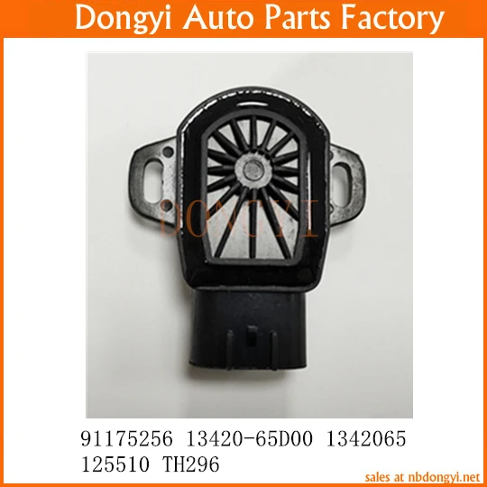 Throttle Position Sensor TPS OE No. 91175256 13420-65D00 1342065 125510 TH296 1342065D00