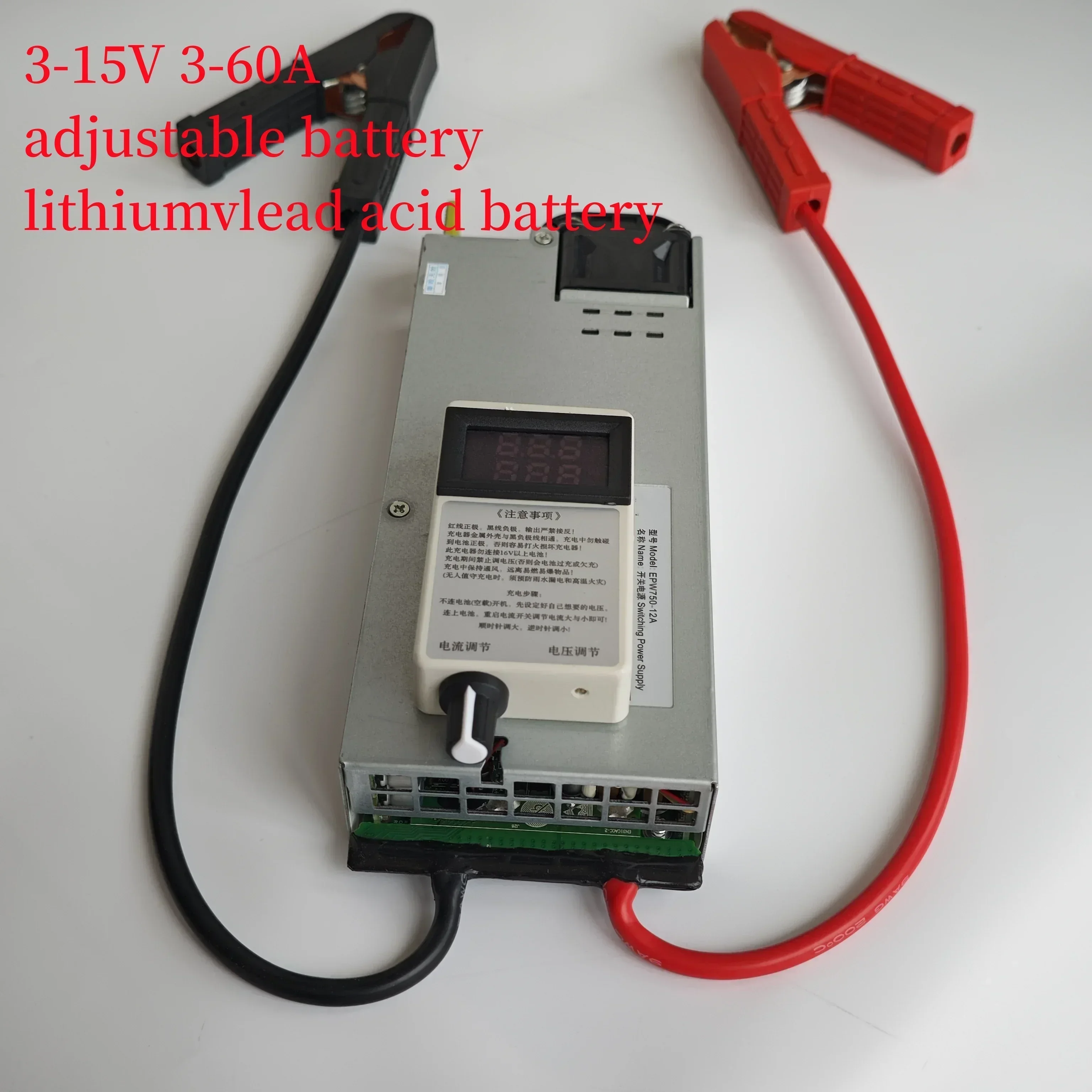 3-15V 3-100A 12V 100A Adjustable Charger 14.6V 100A 12.6v 100A Lithium Polymer For Lithium Ion Battery Lead Acid Battery image 3