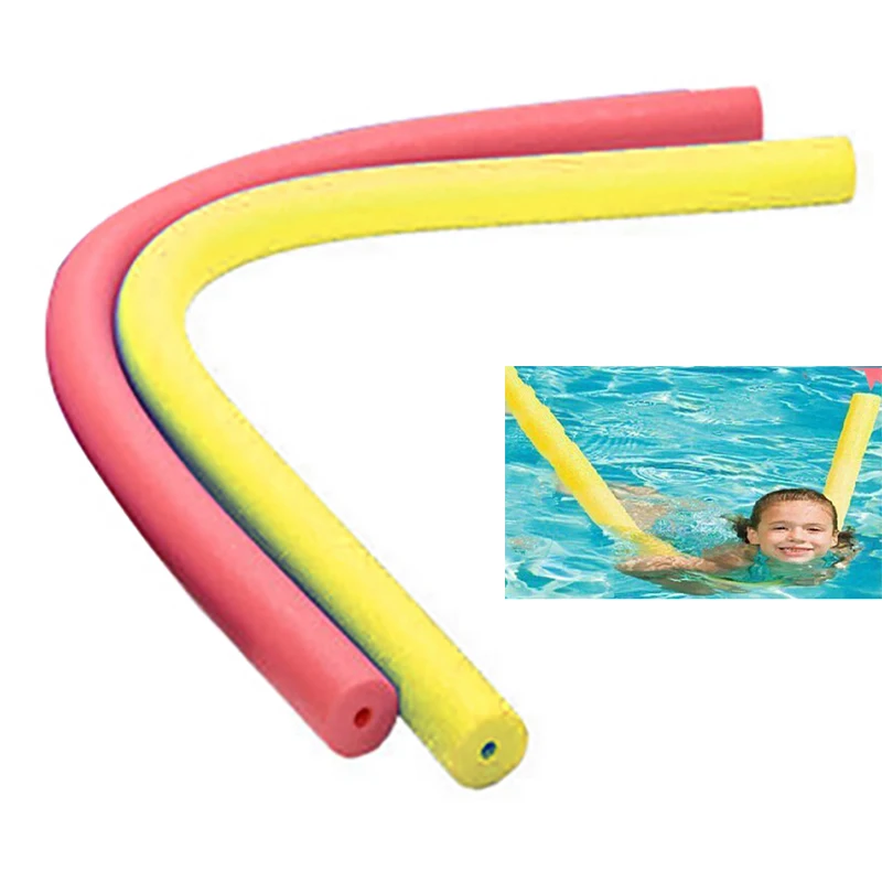 Hollow Buoyancy Foam Bars Swimming Pool Noodle Water Float Floating Aid Children's Water Play Toys Sponge Floating Stick New