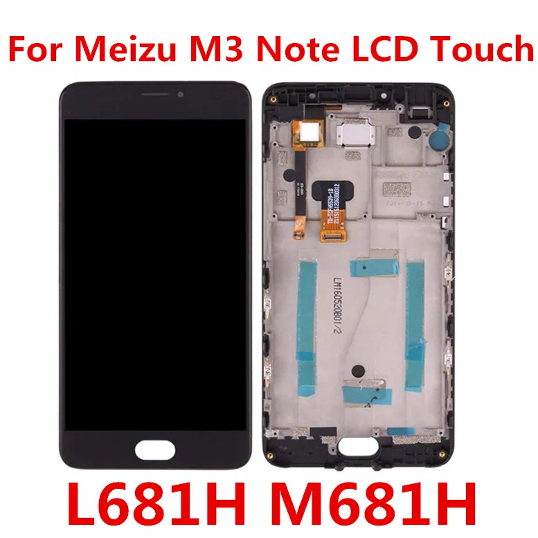 

5.5" LCD For Meizu M3 Note L681H M681H Touch Screen LCD Display Assembly Glass Digitizer Touch Panel replacement