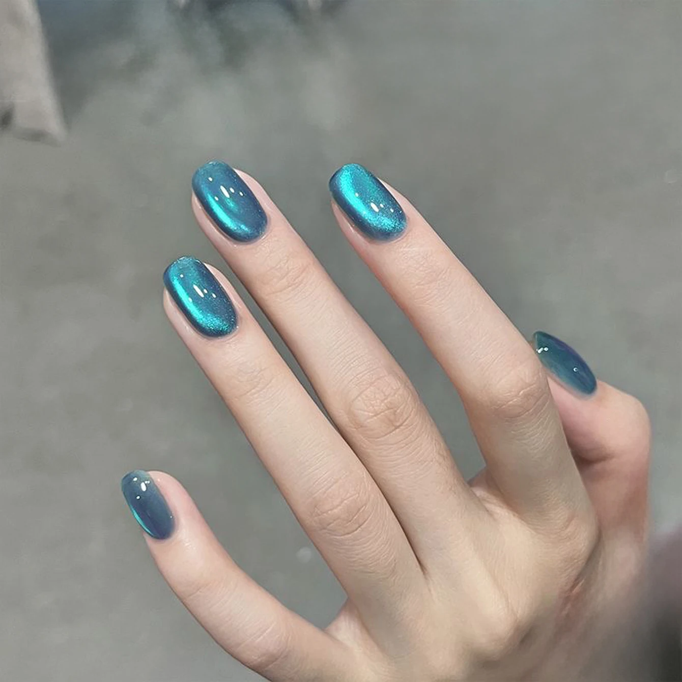 12ML 1개 블루 오션 캣 아이 젤 네일 폴리쉬 베스트셀러 블루 플래시 민트 맘보 글래스 비즈 캣 마그네틱 젤 폴리쉬 네일 아트