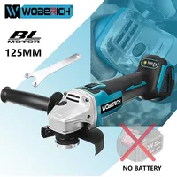 125mm Brushless Impact Angle Grinder 18V 800W Electric Cordless Polishing Grinding Machine Rechargeable For Makita Battery