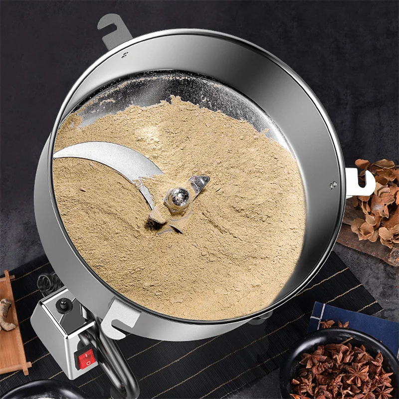 4500G 4500W Coffee Grinder 430 Stainless Steel Commercial Medicine Flour Powder Crusher Powder Crusher Electric Coffee Grinder