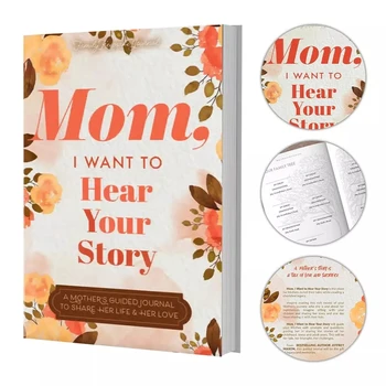 お父さんとお母さんのための多目的ノートブック、あなたの話、父の素朴な日記、毎日の記念品を聞きたい