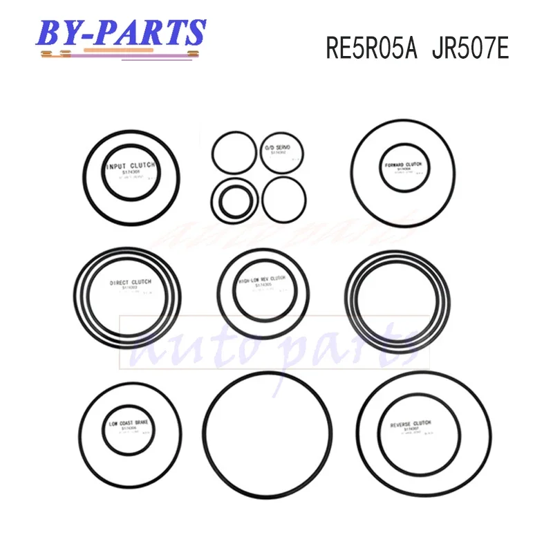 Auto Transmission Sealing Ring Repair Kit Car Accessories RE5R05A JR507E for NISSAN HYUNDAI Gearbox Rebuild Kit  K174A S174300