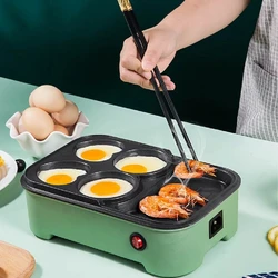 220V Multifunctional Electric Frying Pan Non Stick Omelette Steak Cooking Pan Egg Pancake Hamburger Bread Breakfast Machine