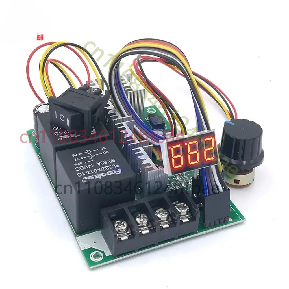 Adjustable Digital Drive Module DC 10-50V for PWM DC Motor Speed Regulation 0-100%