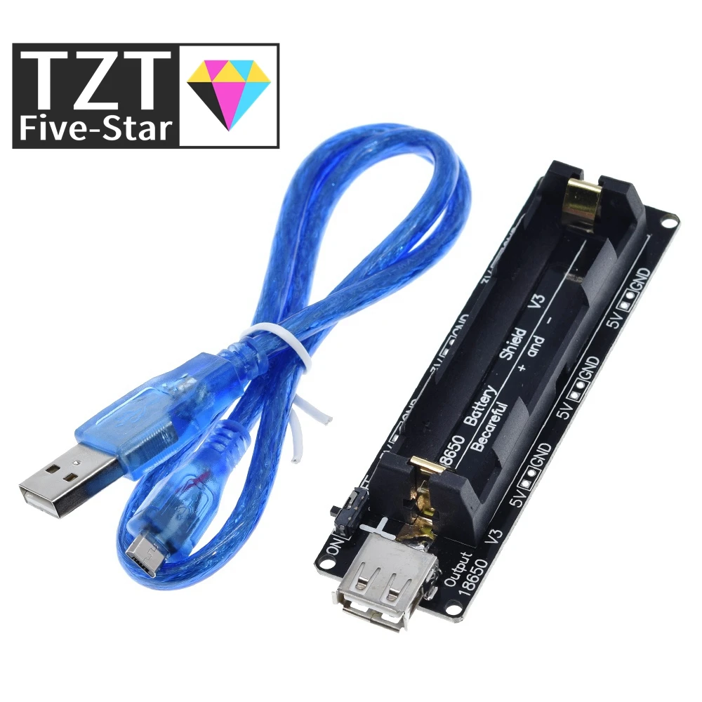 ESP32 ESP32S для Wemos для Raspberry Pi 18650 Защитная плата для зарядки аккумулятора V3 Micro USB порт Type-A USB А для Arduino зарядка