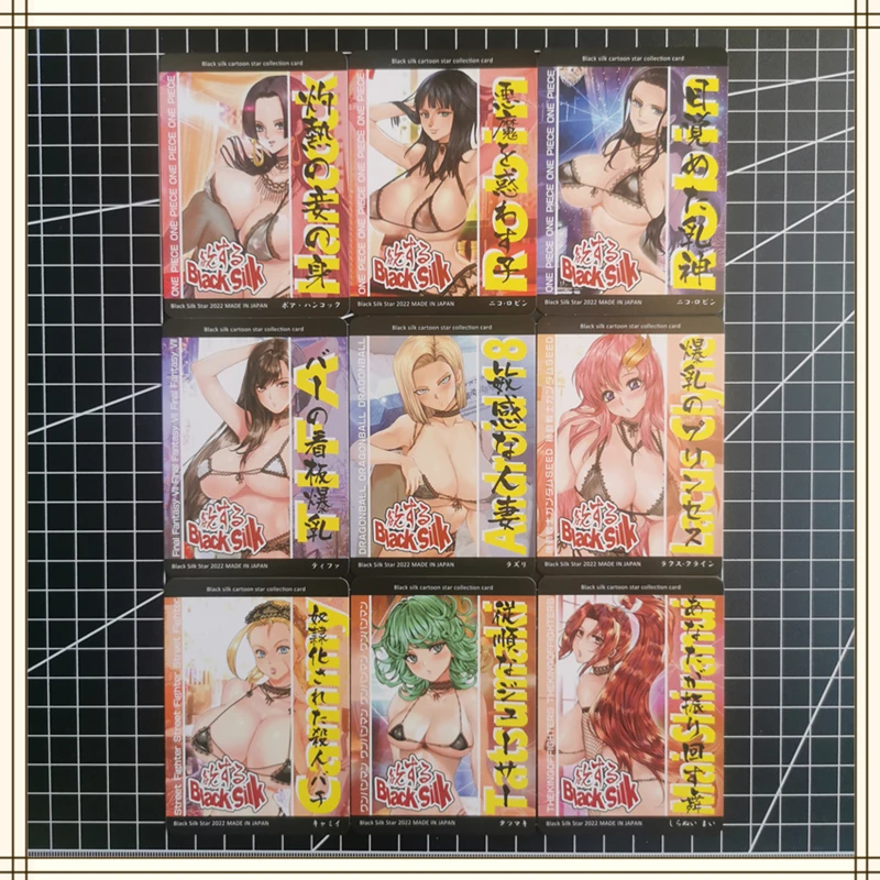 Anime One Piece Boa Hancock Nico·Robin Card Girl Character Series ACG Sexy Nude Card Kawaii Toy Gift Game Comics Collection Card