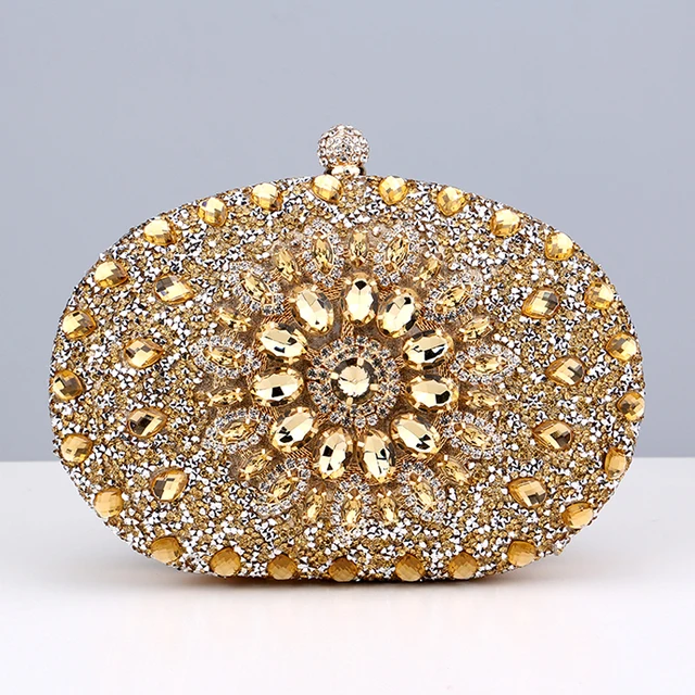 2022 Diamond Women Luxury Clutch Evening Bag Wedding Crystal Ladies Cell Phone Pocket Purse Female Wallet for Party Quality Gift