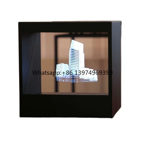 32'' 180 Degree Full HD Holographic Display,3D Holographic Projection ,3D Floating Advertising