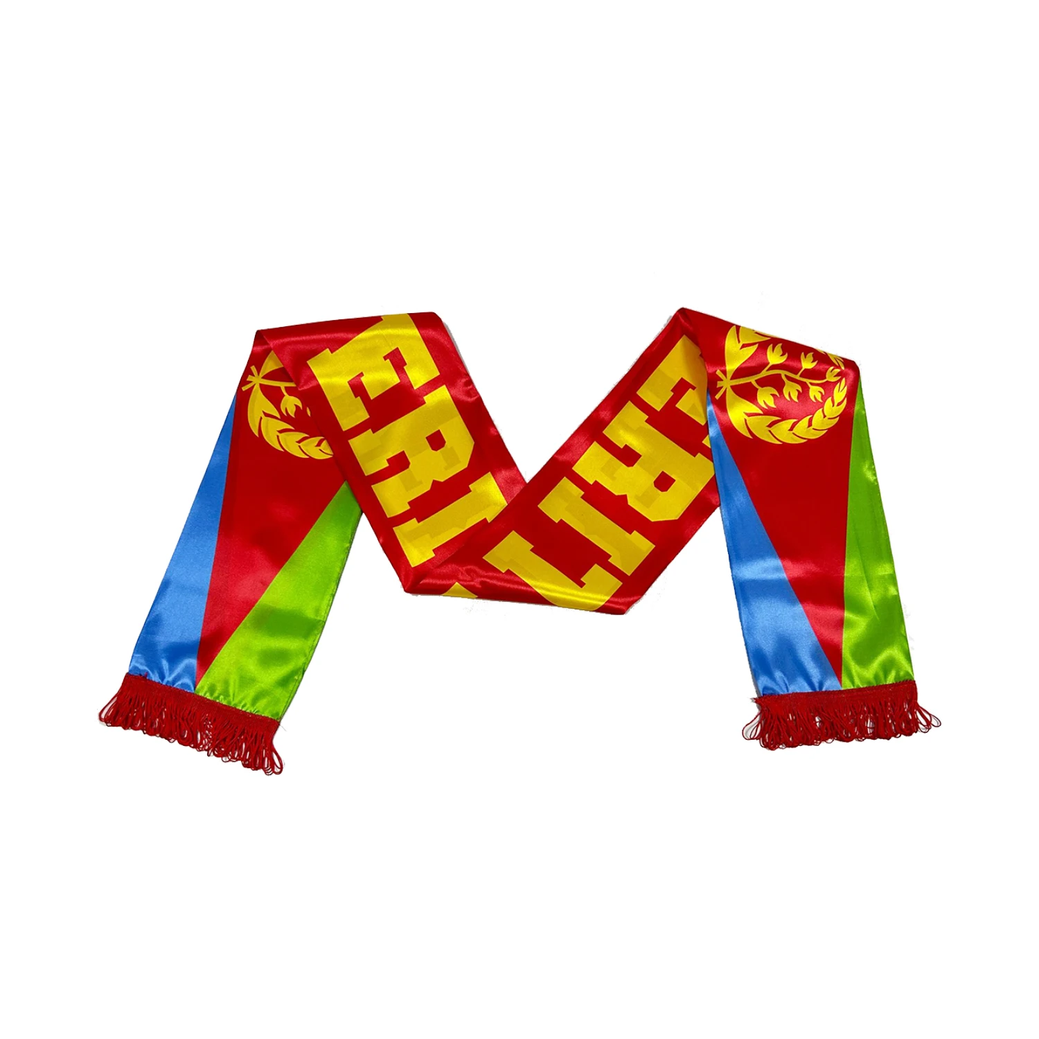 15x150cm  Eritrea Flag  Satin Scarf Banner