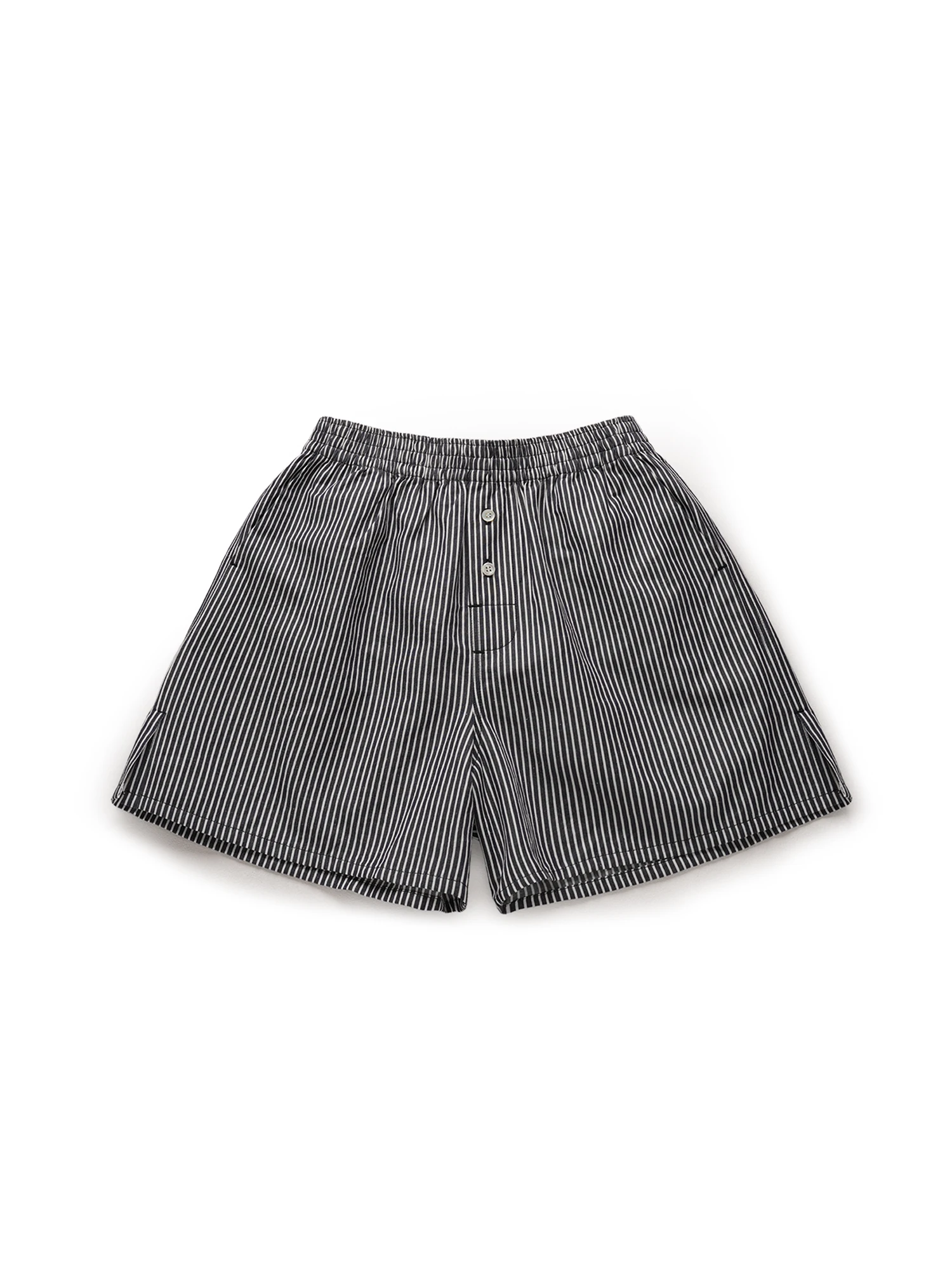 

TangFaFa Новые летние повседневные шорты из хлопка и льна для женщин, свободного кроя, универсальные, в полоску, с естественной талией