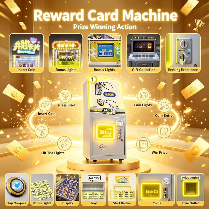 Redemption Prize Tickets - Máquina expendedora de premios con monedas,