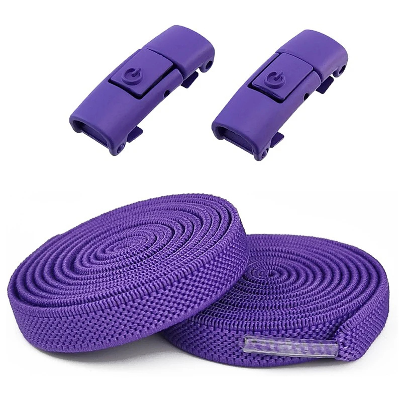 Druckverschluss-Schnürsenkel ohne Binden, Farbverlauf, flache elastische Schnürsenkel für Sneaker, Kinder und Erwachsene, Schnürsenkel ohne Binden für Schuhe, Zubehör