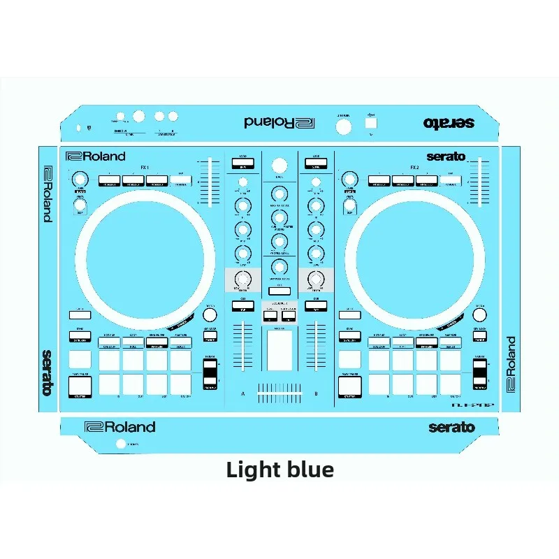 Roland dj-202 controller panel film. roland dj202 colorful sticker, can be stylishpersonalized
