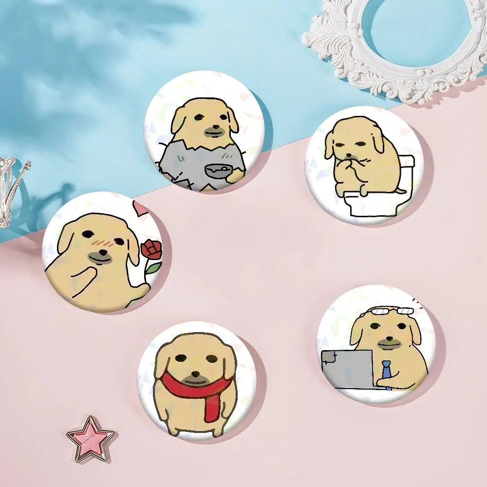 Divertido Set de Broches de Cristal Brillante con Diseño de Perro N-Nuda-eng para Solapa, Mochila, Disfraz, Regalos y Decoración de Cumpleaños