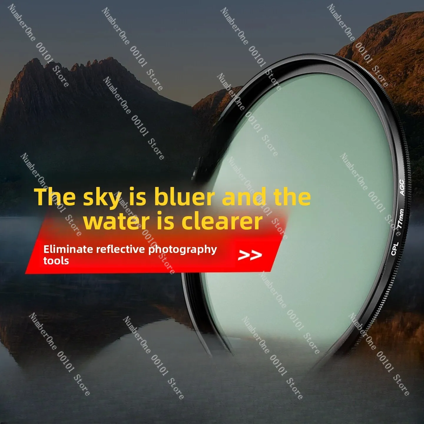 CPL Polarizer, 52 and 55 and 58 and 62 and 67 and 72 and 77 and 82mm sizes, suitable for all types of cameras