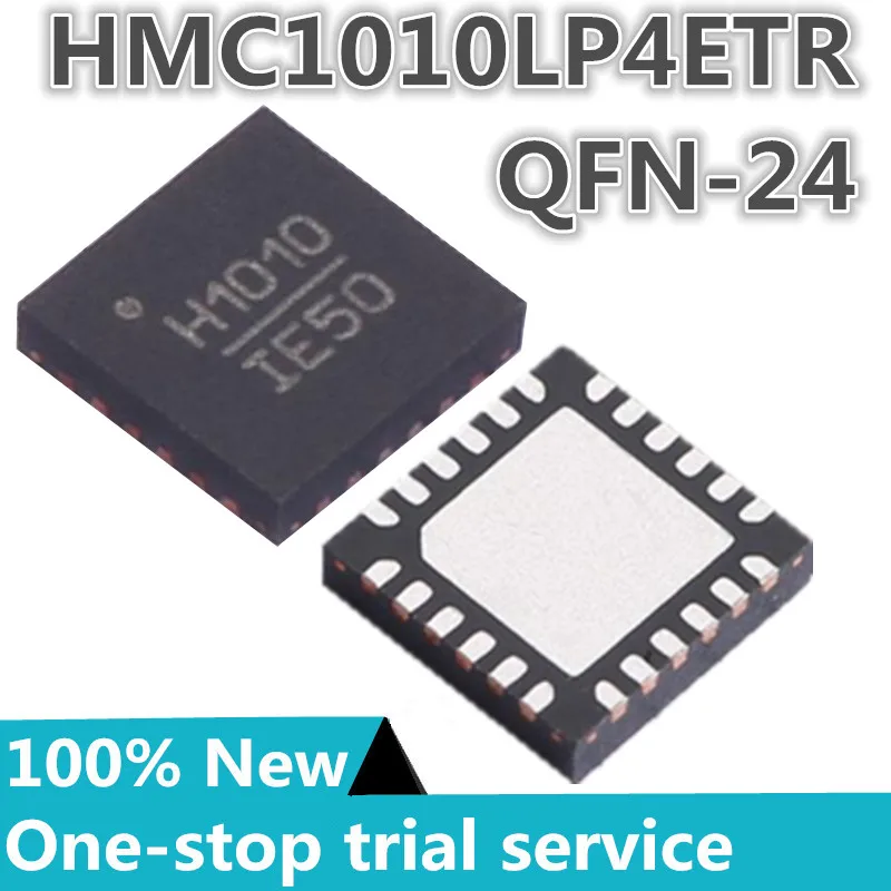 

1-10 %New HMC1010LP4ETR HMC1010LP4E Screen printing H1010 QFN-24 RF detector IC General purpose 0Hz ~ 3.9GHz -50dBm ~ 10dBm ±1dB