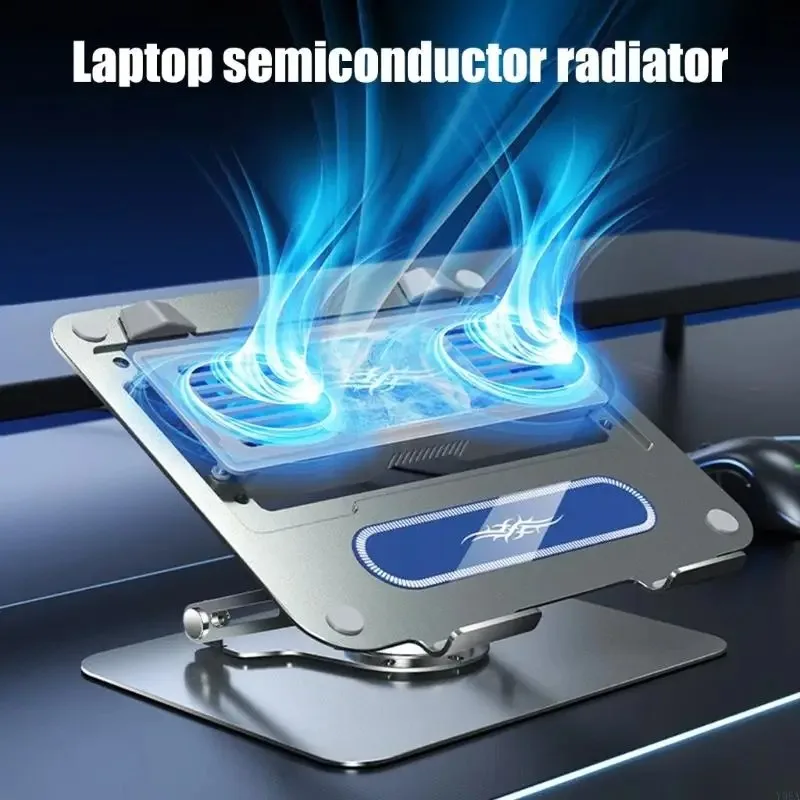 Laptop Cooling Pad Semiconductor Heatsink Laptop bracket Rods Silent Motor Gaming Notebook holder with fans Laptop Stand Cooling