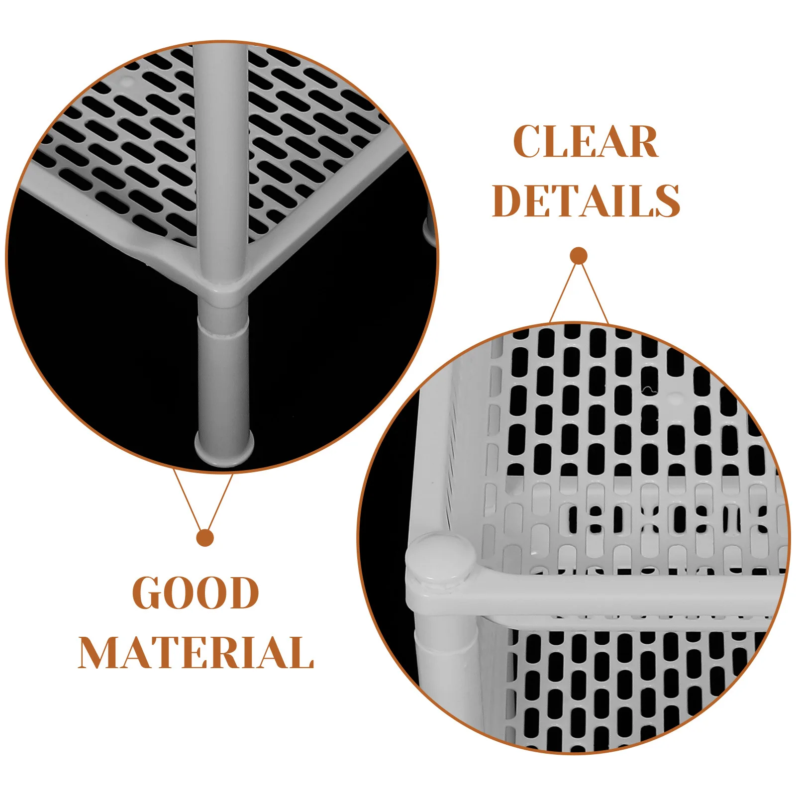 

3-Tier Bathroom Countertop Organizer Plastic Storage Rack Makeup Toiletry Desktop Shelf Holder Storage Stand