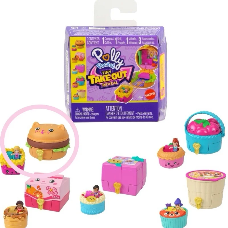 

In Stock A Polly Pocket Mini Playhouse Charm Collectible Series Ornaments Linglong Exquisite Beautiful And Healing Toy Gift