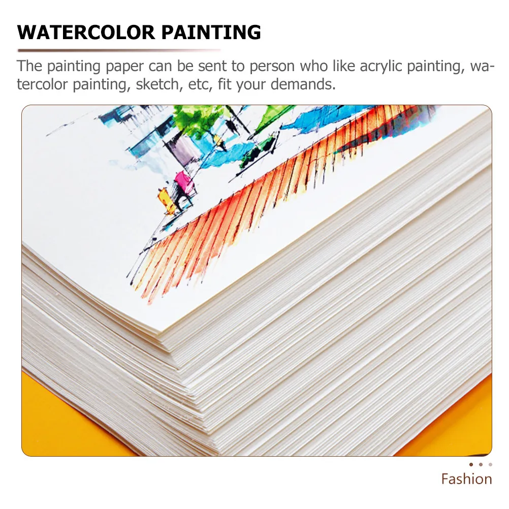 50Sheets Drawing Paper Premium Thick Painting Paper for Acrylic Watercolor Sketching Marker Pen Art Supplies