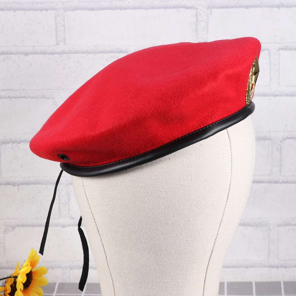 Performance Hat Woolen Beret Miss Mens Hats Marine Admiral Halloween Costume Accessory