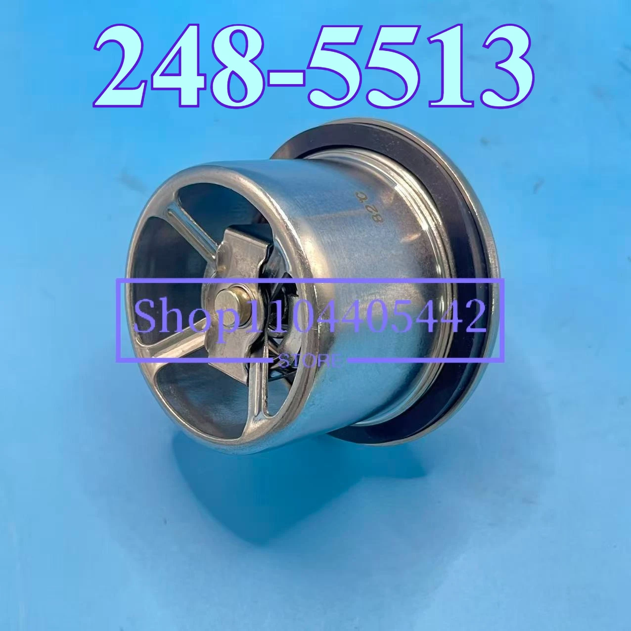 248-5513 Water Temperature Regulator Thermostat 247-7133 2477133 2485513 for 345D 349D C13 (Metal)