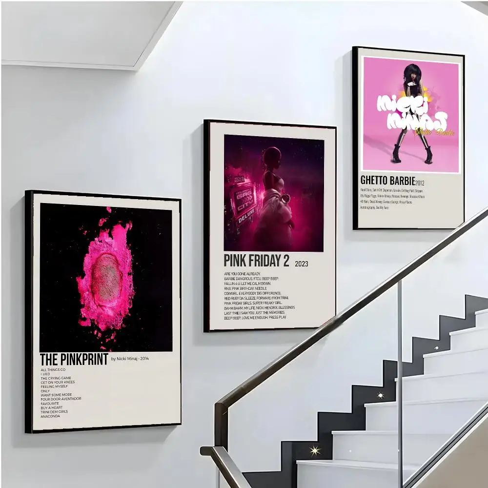 N-Nicki M-Minaj Poster HD Print Wall Art for Bedroom Living Room Office Bar Home Decor Aesthetic Print