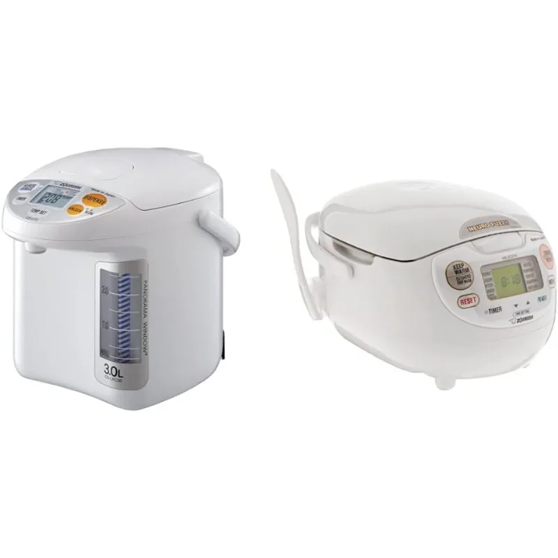 

CD-LFC30 Panorama Window Micom Water Boiler and Warmer, 101 oz/3.0 L, White & NS-ZCC10