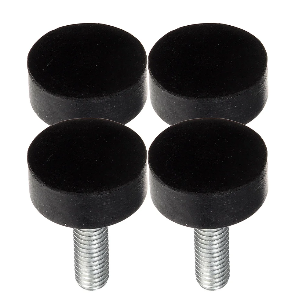 

4pcs Rubber Feet Pads Anti Skid Leveling Feet For Furniture Table Cabinet Machine Air Compressor Cutting Board Small Leg